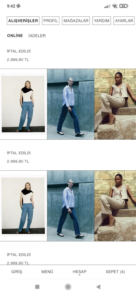 zara cancel order help